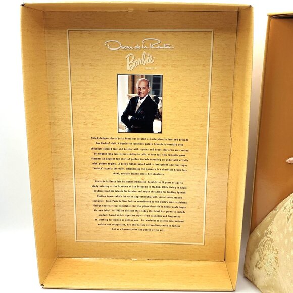 Oscar de la Renta Barbie Doll Vintage 1998 Limited Edition Mattel 20376 New NRFP - Picture 3 of 10